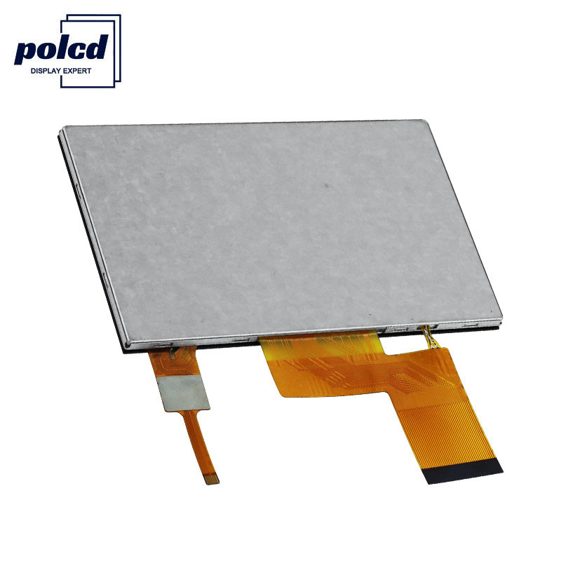 Polcd Color 262k 4.3 นิ้ว TFT LCD Display ST7262E43 Rgb TFT Display ISO9001