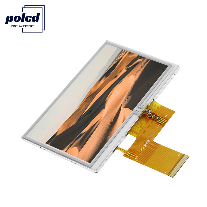 Polcd 800X480 LCD TFT 4.3 นิ้ว 280 Q38 Nit Raspberry Pi หน้าจอสัมผัส