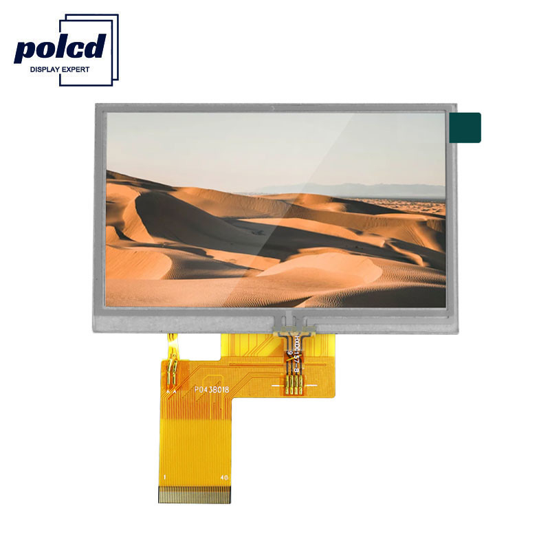 Polcd ST7262E43 4.3 นิ้ว Hdmi Lcd 800x480 แผงแสดงผลแบบสัมผัส RGB 24 บิต