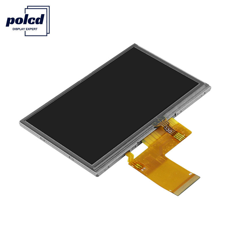Polcd RGB 24 บิต 4.3 นิ้ว TFT Lcd Display 480x272 Industrial Touch Screen