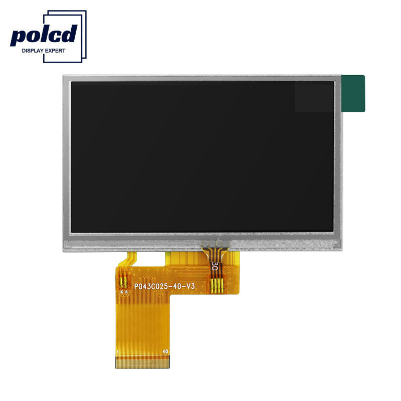 Polcd ST7262E43 หน้าจอ LCD 4.3 นิ้ว 480X272 หน้าจอสัมผัส LCD 6 โมงเย็น
