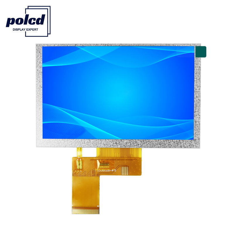 Polcd 108mm TFT Touch Screen Display 800X480 5 Inch TFT Display สำหรับ Raspberry Pi