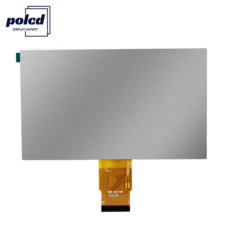 Polcd 300 Nit RoHS จอแสดงผล TFT ขนาด 7 นิ้ว 153.84 มม. จอแสดงผล LCD TFT 6 โมงเย็น