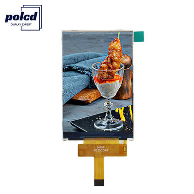 กล้อง 4 บรรทัดอินเทอร์เฟซ SPI จอแสดงผล TFT LCD Polcd แผงสัมผัส 3.5 นิ้ว 320x480
