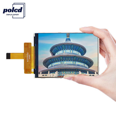 Polcd 3.5 นิ้วหน้าจอ TFT LCD 320x480 RGB Transmissive IPS มุมมอง