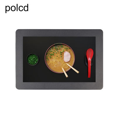 Industrial Hmi Input LCD Touchscreen Monitor Polcd 10.1 Inch Waterproof Embedded