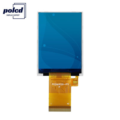 Polcd 350 Nit 2.4 นิ้วหน้าจอสัมผัส TFT 240x320 48.96 มม. MCU RGB อินเทอร์เฟซจอแสดงผล LCD