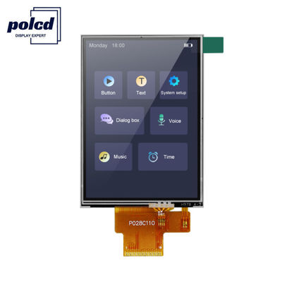 Polcd 260 Nit 240x320 Lcd 2.8 นิ้ว ST7789V แผงสัมผัส LCD 4 Wire SPI