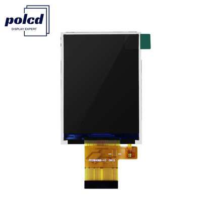 Polcd สี 265K 2.8 นิ้ว TFT Module 57.6mm ปกติ สีขาว SPI อินเตอร์เฟซ Lcd tft Module