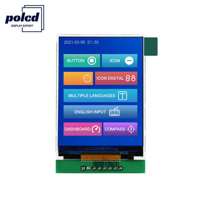 Polcd RoHS Color 262K LCD TFT 2.4 นิ้ว ST7789V2 แผงสัมผัส TFT