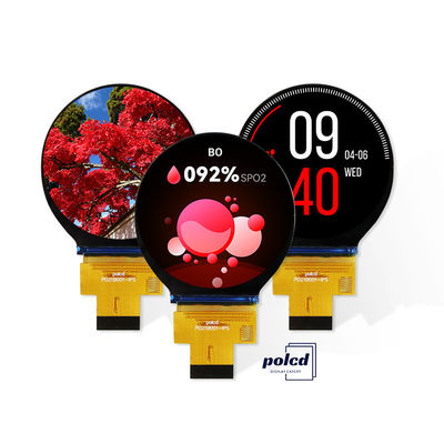 Polcd 2.1 นิ้ว IPS LCD กลมขนาดเล็ก 480*480 ผิวหน้า Mipi ST7701S มวงกลม โมดูลจอ TFT กลม