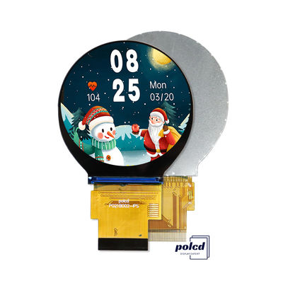 Polcd 2.1 นิ้ว 480x480 วงกลมขนาดเล็ก แผ่นจอ SPI RGB วงกลม TFT LCD Display
