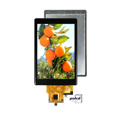 Polcd Custom 3.5 Inch Capacitive Touch Panel 320x480 500nit อินเตอร์เฟซ RGB มอดูลจอ LCD IPS Tft