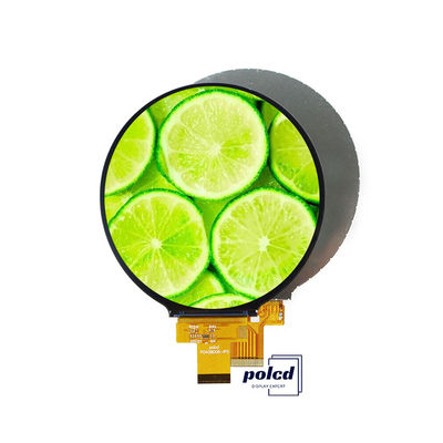 Polcd 4'' LCD Module 720*720 ST7703 IPS 300 ความสว่าง MIPI วงกลม 4 นิ้ว วงกลม TFT Display Panel