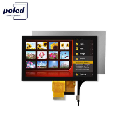 Polcd 7''Tft LCD Panel 800x480 Capacitive Touch Screen อินเตอร์เฟซ RGB 7 นิ้ว LCD โมดูล ดิสเพลย์