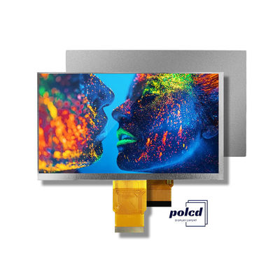 Polcd 7 นิ้ว Tft Module 800X480 ความสว่างสูง IPS Screen อินเตอร์เฟซ RGB แพเนลสัมผัสจุ 7