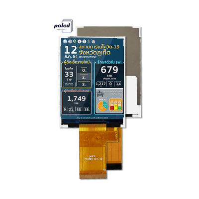 Polcd 2.8 นิ้ว 240*320 Spi Mcu อินเตอร์เฟซ Tft Lcd Color Display Module จอจอจอจอจอ