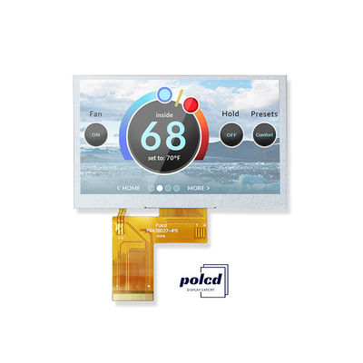 Polcd 4.3 นิ้ว TFT LCD Module 480x272 NV3041A ไดรฟ์ IC 20pin IPS หน้ากว้าง TFT LCD Display