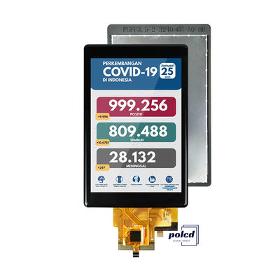 Polcd Custom 3.5 Inch 320x480 Capacitive Touch Panel 500nit ST7796U IPS Tft Lcd Display Module เครื่องแสดงผลไฟฟ้า
