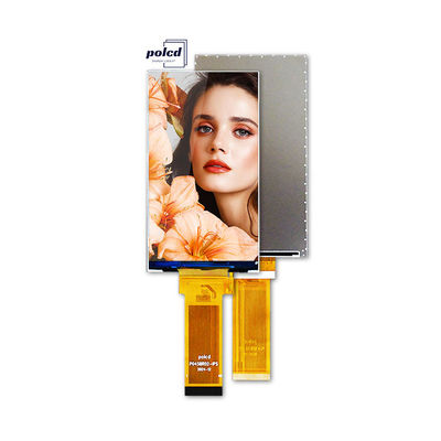 Polcd 4.5 นิ้ว TFT LCD Module 480 * 854 ความละเอียด 300 Nits RGB 24 บิต อินเตอร์เฟส 4.5 