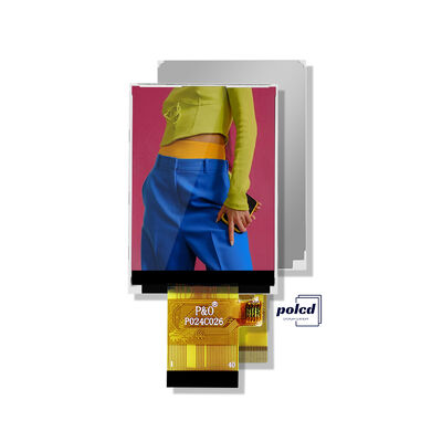 Polcd จอแสดงผล TFT ความสว่างสูงขนาด 2.4 นิ้ว ST7789V Drive IC 8080 MCU