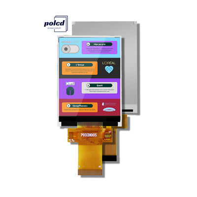 Polcd 350nit 3.2 นิ้ว Raspberry Pi Display ILI9341V แสงแดดสามารถอ่านได้ LCD Display