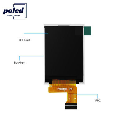 หน้าจอ LCD Polcd 262K 2.4 มม. 2 นิ้ว ST7789V IPS TFT LCD แสดงผล 240X320