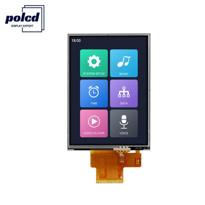 Polcd 240X320 2.8 นิ้ว TFT Touch Shield RoHS หน้าจอสัมผัสแบบ Resistive