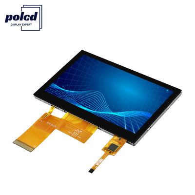 หน้าจอ LCD Polcd 40 Pin 4.3 นิ้ว ST7262E43 หน้าจอสัมผัสแบบ Capacitive TFT