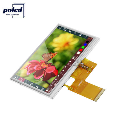 Polcd ST7262E43 4.3 นิ้วโมดูล TFT LCD 280 40Pin จอแสดงผล Lcd ภายในอาคาร