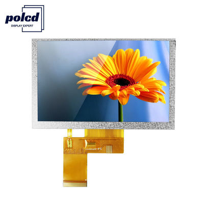 Polcd RoHS TFT IPS Display 300 Nit หน้าจอสัมผัสขนาด 5 นิ้ว